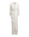 Hanita Woman Maxi Dress Beige Size Xs Polyester, Elastane In Neutral