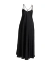 Hanita Woman Maxi Dress Black Size Xs Polyester In Black