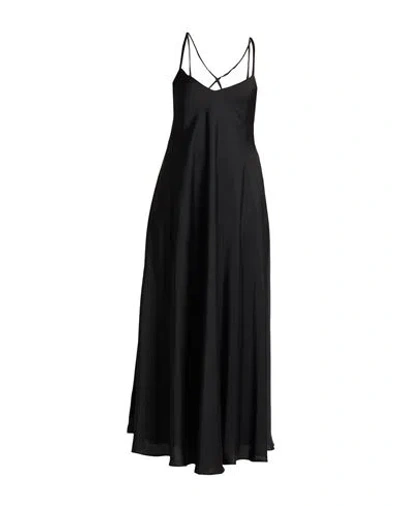 Hanita Woman Maxi Dress Black Size Xs Polyester