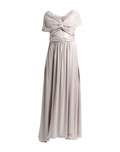 Hanita Woman Maxi Dress Gold Size M Polyester