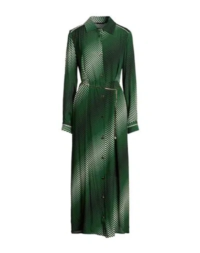 Hanita Woman Maxi Dress Green Size S Viscose