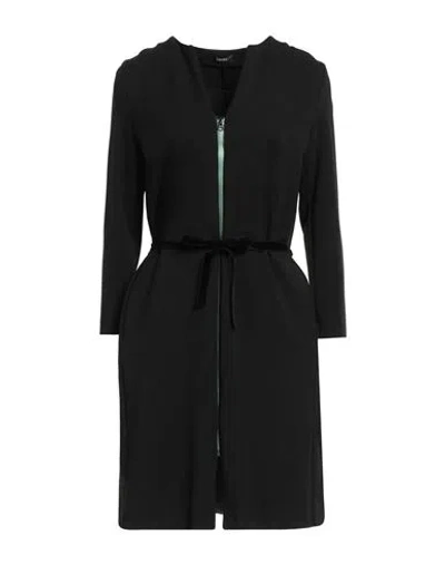 Hanita Woman Mini Dress Black Size S Viscose, Nylon, Elastane