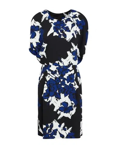 Hanita Woman Mini Dress Blue Size L Polyester