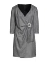 Hanita Short Dresses In Grey
