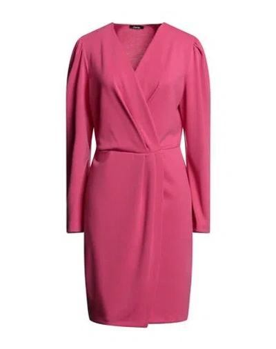 Hanita Woman Mini Dress Magenta Size M Viscose, Nylon, Elastane