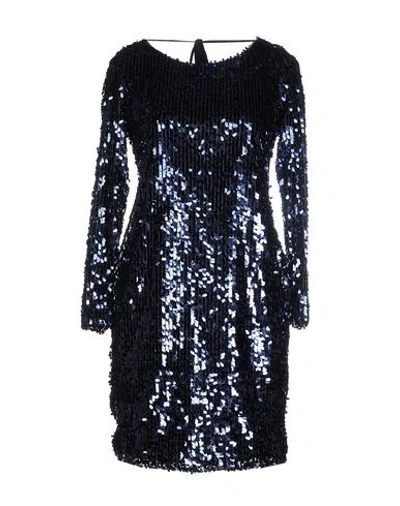Hanita Woman Mini Dress Midnight Blue Size Xs Polyester