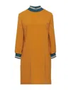 Hanita Short Dresses In Yellow