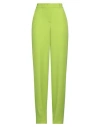 Hanita Woman Pants Lime Green Size 6 Polyester, Elastane In Green