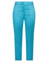 Hanita Woman Pants Azure Size 8 Polyester, Nylon, Elastane In Blue