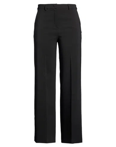 Hanita Woman Pants Black Size 10 Polyester, Elastane