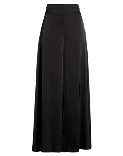 Hanita Woman Pants Black Size 12 Polyester