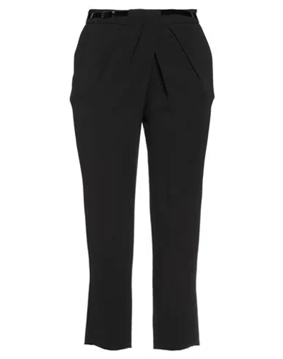 Hanita Woman Pants Black Size 12 Polyester