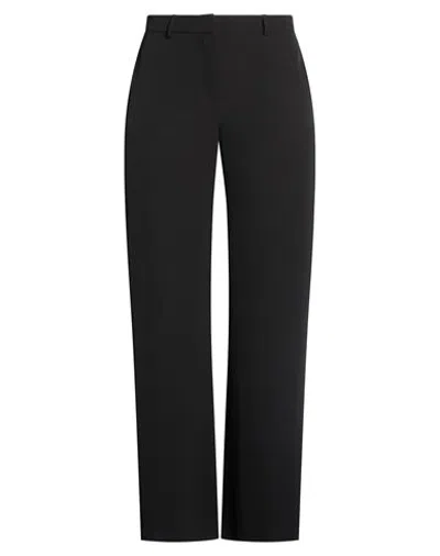 Hanita Woman Pants Black Size 12 Polyester, Elastane