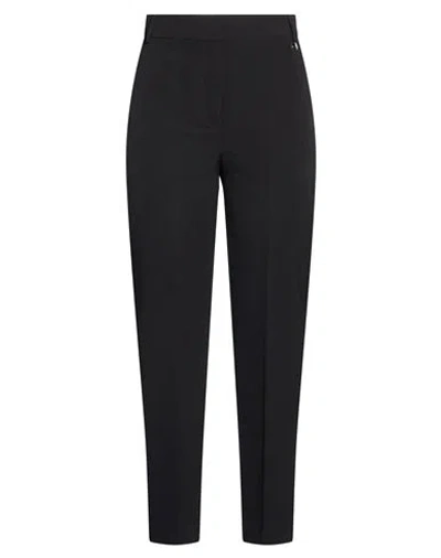 Hanita Woman Pants Black Size 14 Polyester, Elastane