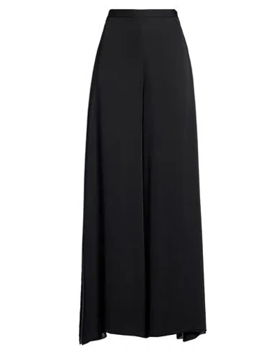 Hanita Woman Pants Black Size 6 Polyester In Multi