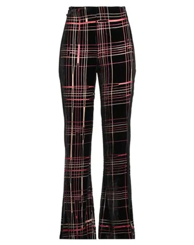 Hanita Woman Pants Black Size 6 Viscose, Nylon