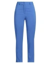 Hanita Woman Pants Blue Size 4 Polyester, Elastane