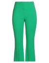 Hanita Woman Pants Green Size 10 Polyester In Green