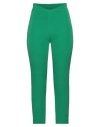 Hanita Woman Pants Green Size 14 Polyester, Elastane