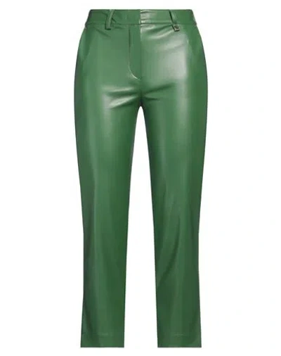 Hanita Woman Pants Green Size 4 Polyester, Elastane