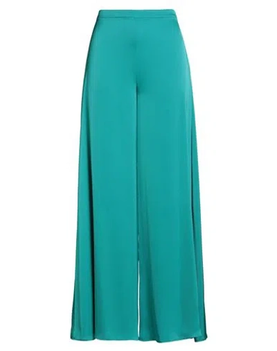 Hanita Woman Pants Green Size 6 Polyester
