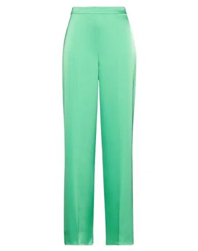 Hanita Woman Pants Green Size 8 Polyester