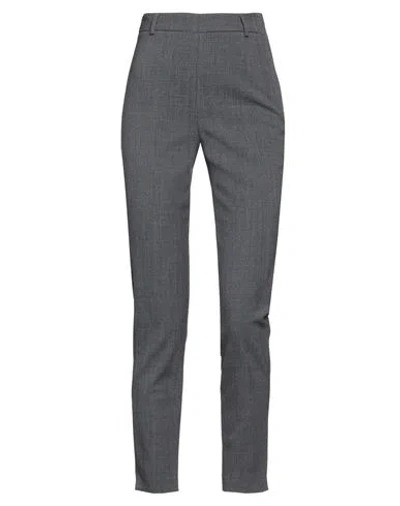 Hanita Woman Pants Grey Size 2 Polyester, Elastane
