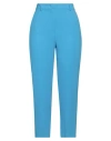 Hanita Woman Pants Light Blue Size 8 Polyester, Elastane