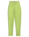 Hanita Woman Pants Lime Green Size 10 Viscose, Nylon, Elastane