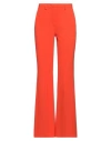 Hanita Woman Pants Orange Size 2 Polyester, Elastane