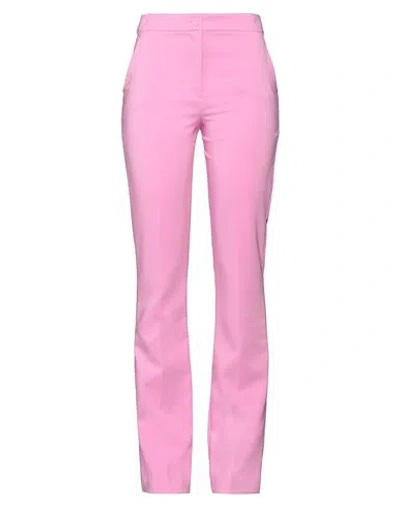 Hanita Woman Pants Pink Size 8 Polyester