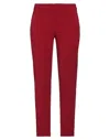 Hanita Woman Pants Red Size 4 Polyester, Elastane