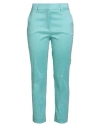 Hanita Woman Pants Turquoise Size 10 Polyester, Nylon, Elastane In Blue