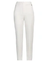 Hanita Woman Pants White Size 4 Polyester, Elastane