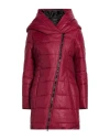 Hanita Woman Puffer Burgundy Size M Nylon In Pink
