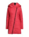 Hanita Woman Puffer Red Size M Nylon