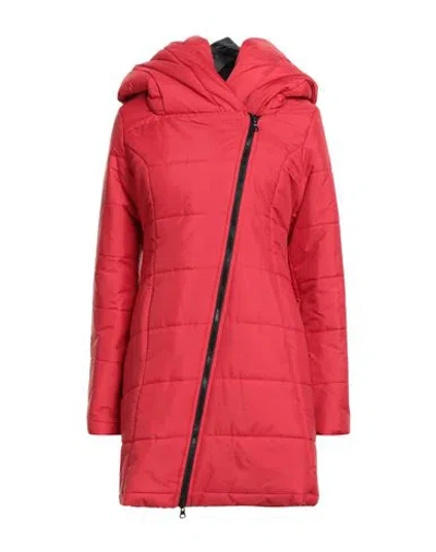 Hanita Woman Puffer Red Size M Nylon