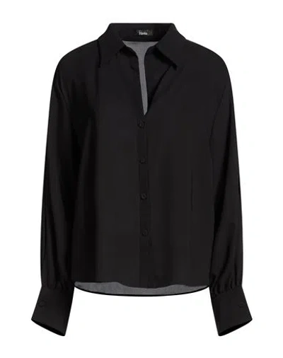 Hanita Woman Shirt Black Size L Polyester