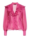 Hanita Woman Shirt Fuchsia Size Xxs Polyester In Pink
