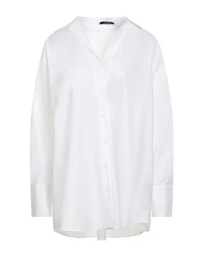 Hanita Woman Shirt White Size M Cotton
