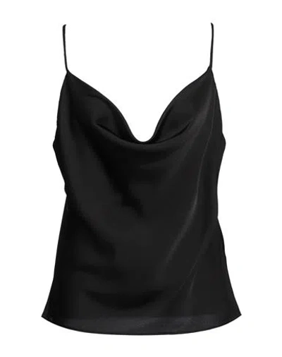 Hanita Woman Top Black Size L Polyester