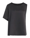 Hanita Woman Top Black Size L Polyester