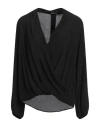 Hanita Woman Top Black Size M Viscose