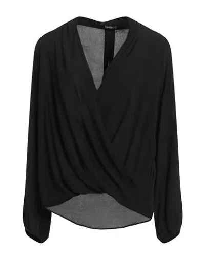 Hanita Woman Top Black Size M Viscose In Black