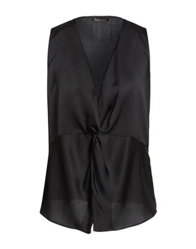 Hanita Woman Top Black Size S Polyester
