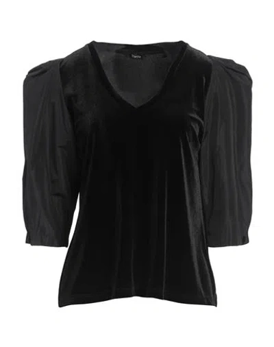Hanita Woman Top Black Size S Polyester, Elastane