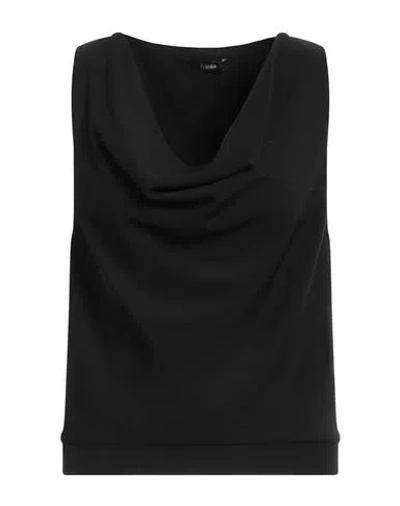 Hanita Woman Top Black Size Xs Polyester, Elastane