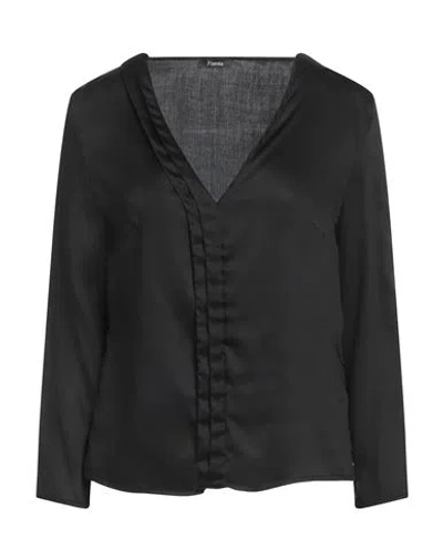 Hanita Woman Top Black Size Xs Viscose