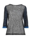 Hanita Woman Blouse Bright Blue Size S Polyester In Blue