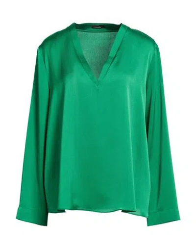 Hanita Woman Top Green Size L Polyester